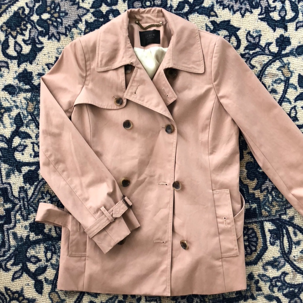 J.Crew blush pink coat